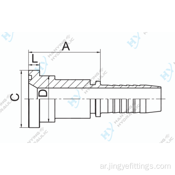 SAE Flange 6000 PSI التجهيزات الهيدروليكية